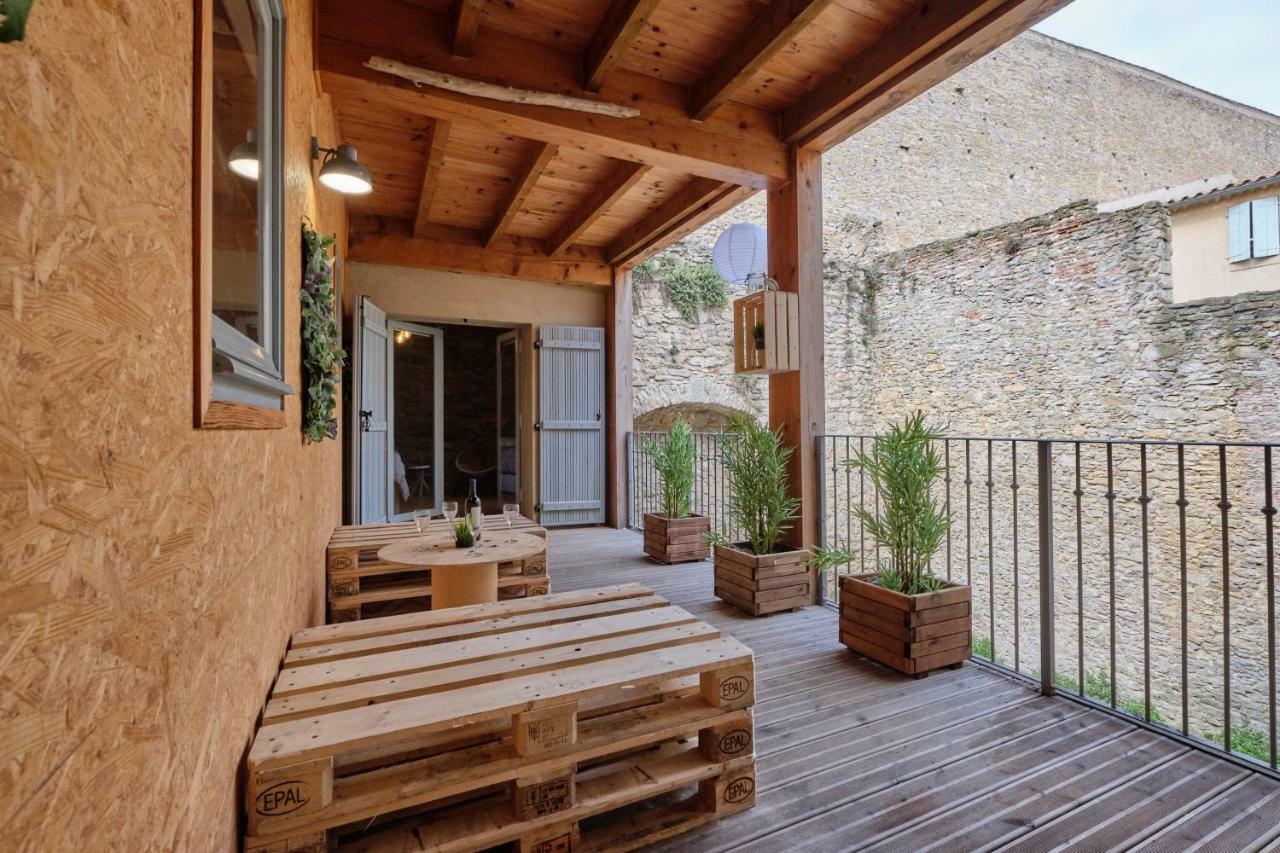 Melina - Appartement Dans Les Remparts De La Bastide Avec Parking Et Terrasse Carcassonne Exterior photo